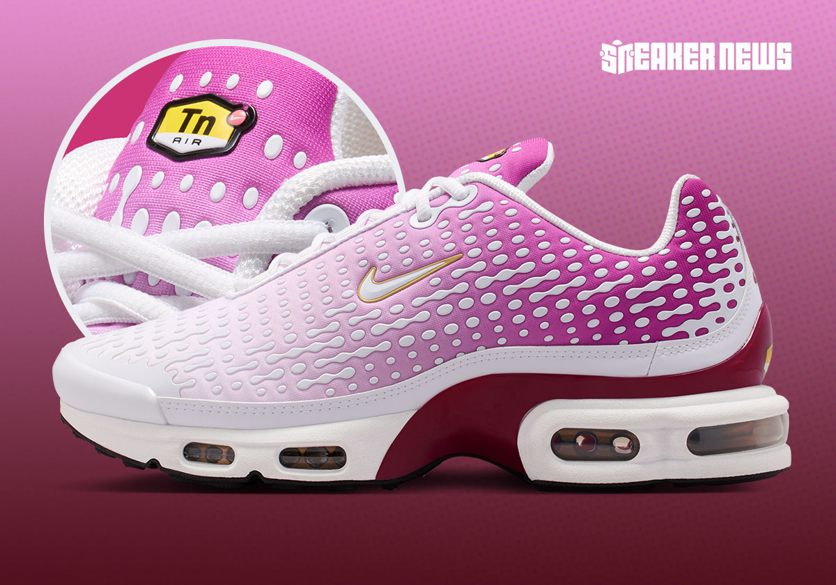 The Nike Air Max Plus VII Cultivates “Raspberry Red”