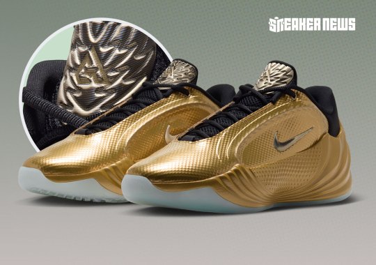 The Nike Giannis Freak 8 Gets Encrusted In Gold