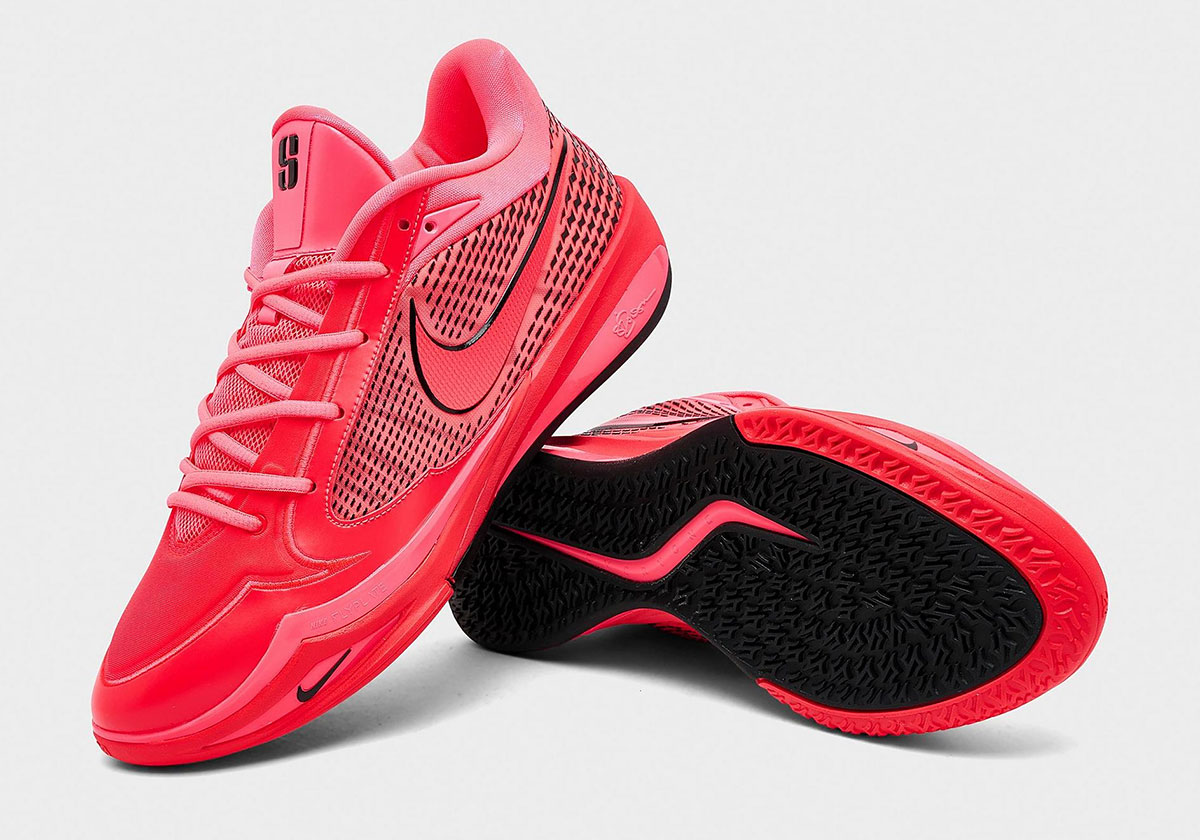 Nike Sabrina 4 Light Work Bright Crimson Black Hot Punch Ii0402 601 3