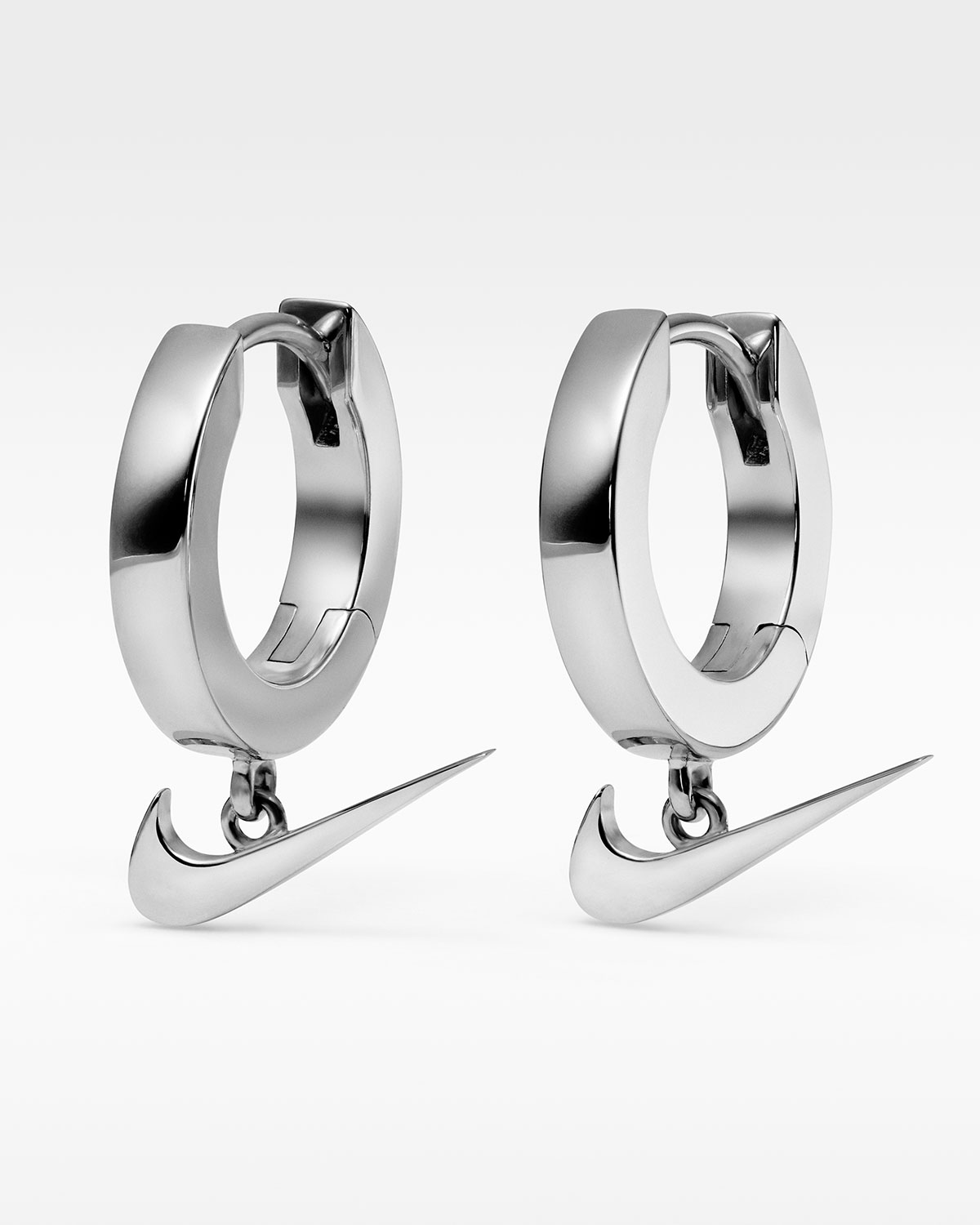 Nike Swoosh Huggie Earrings Egww10 Sff 3
