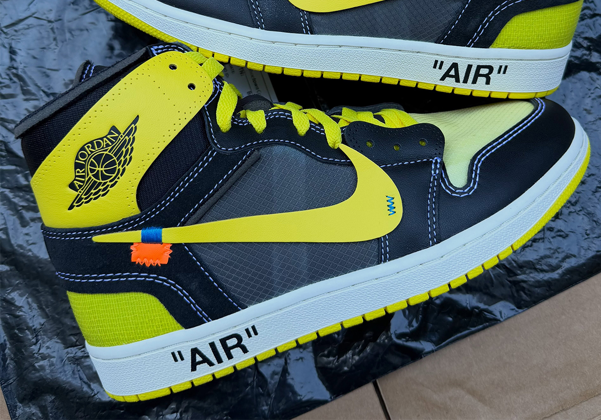 Off-White x Air Jordan 1 Look-see Sample In Black/Yellow Has Emerged