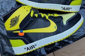 Off-White x Air Jordan 1 Look-see Sample In Black/Yellow Has Emerged