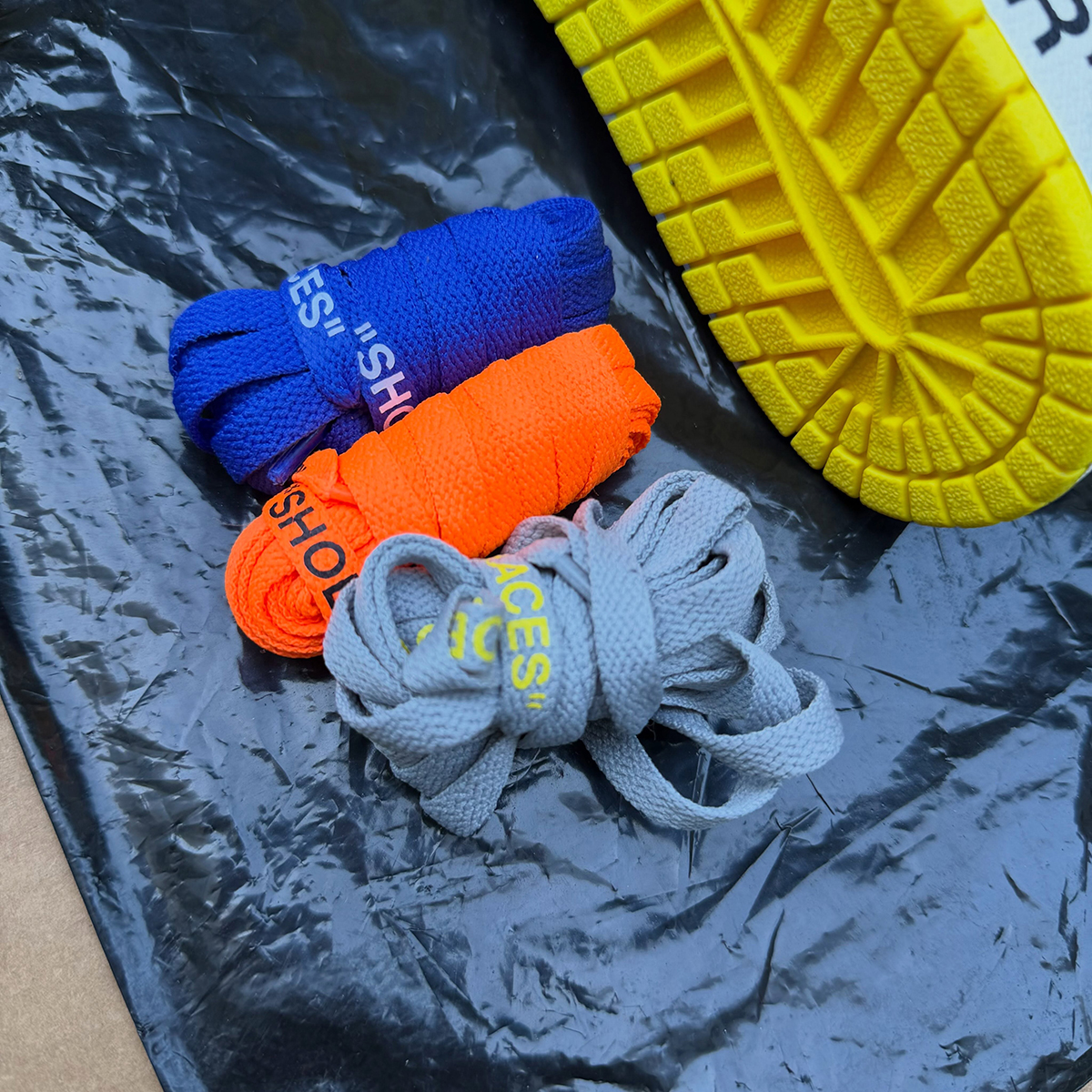 Off White Air Jordan 1 Black Yellow Looksee Sample 8
