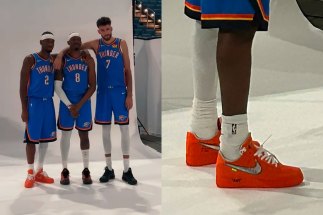 Shai Gilgeous-Alexander Reveals An Orange V.A.A. x Nike Air Force 1