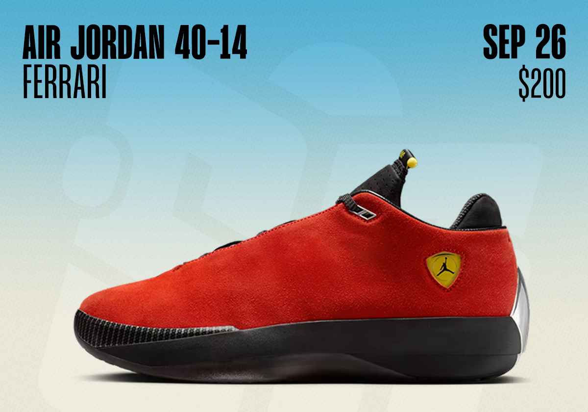 Sneaker Releases September 20 September 26 2026 Air Jordan 40 14