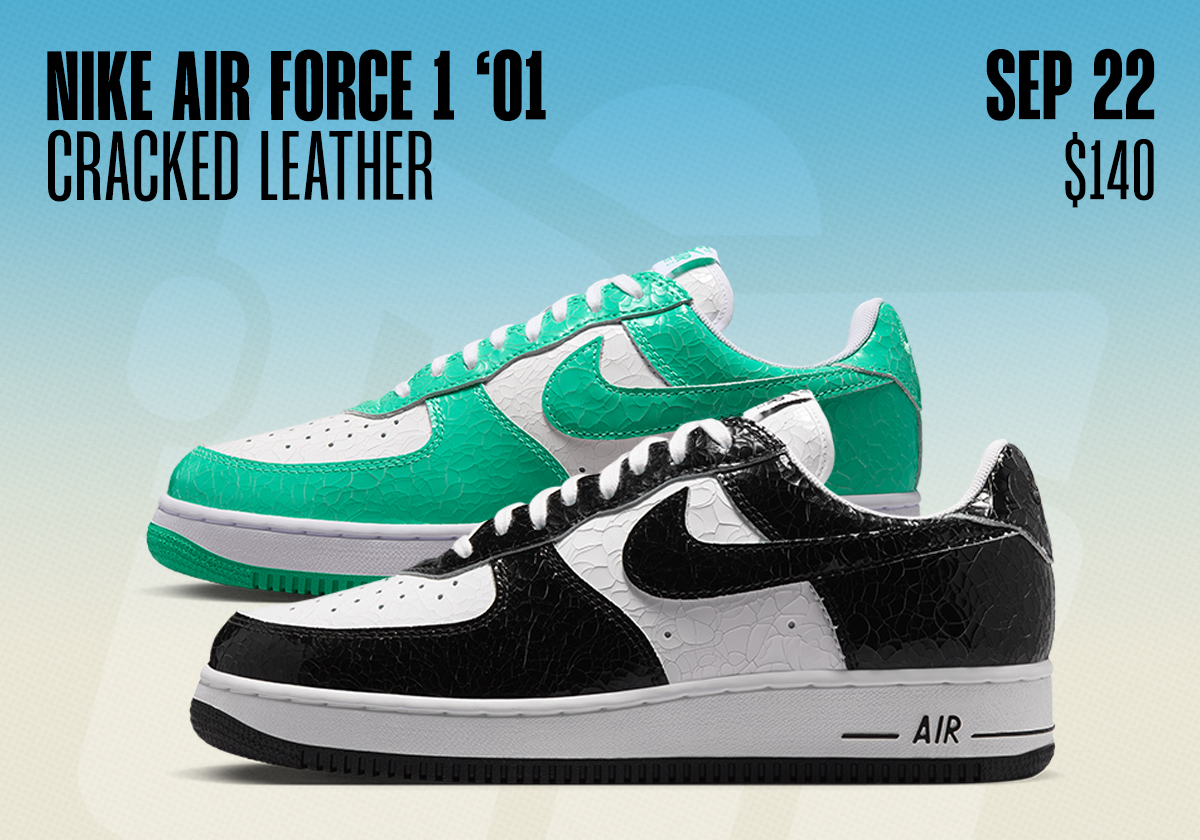 Sneaker Releases September 20 September 26 2026 Nike Air Force 1 01 Cracked Leather