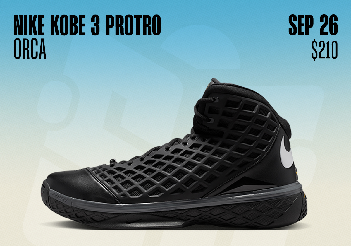 Sneaker Releases September 20 September 26 2026 Nike Kobe 3 Orca