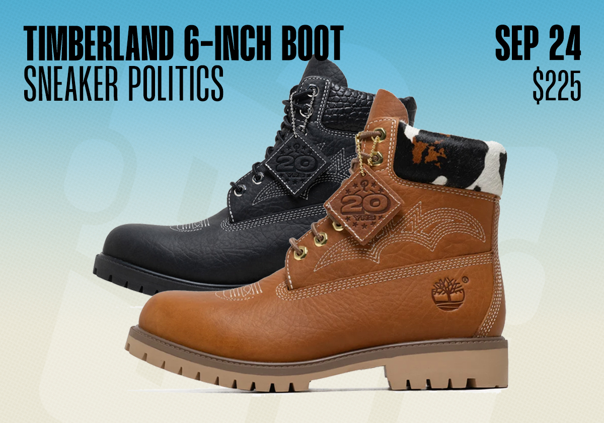 Sneaker Releases September 20 September 26 2026 Timberland Sneaker Politics