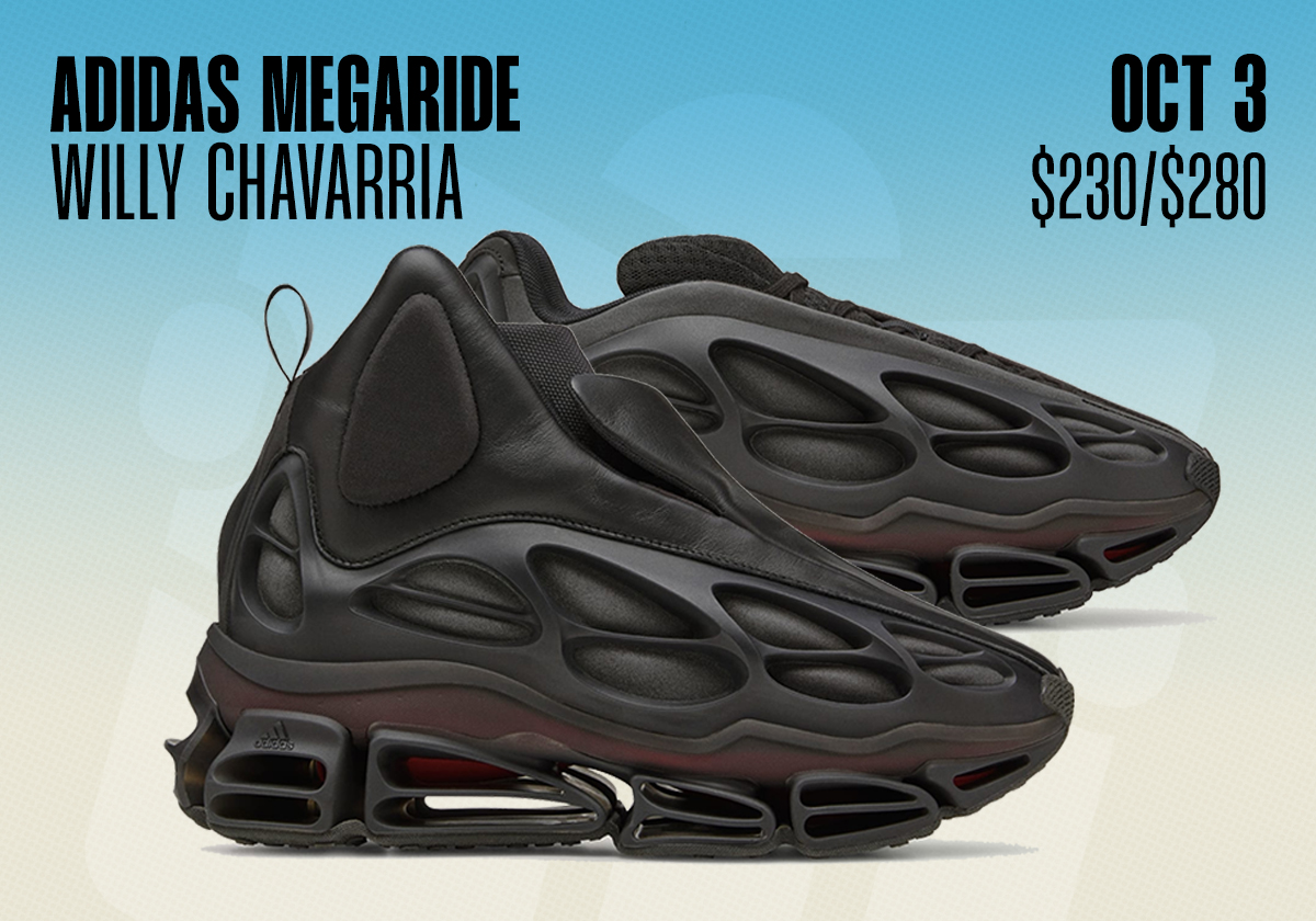 Sneaker Releases September 27 October 3 2026 Adidas Megaride Willy Chavarria
