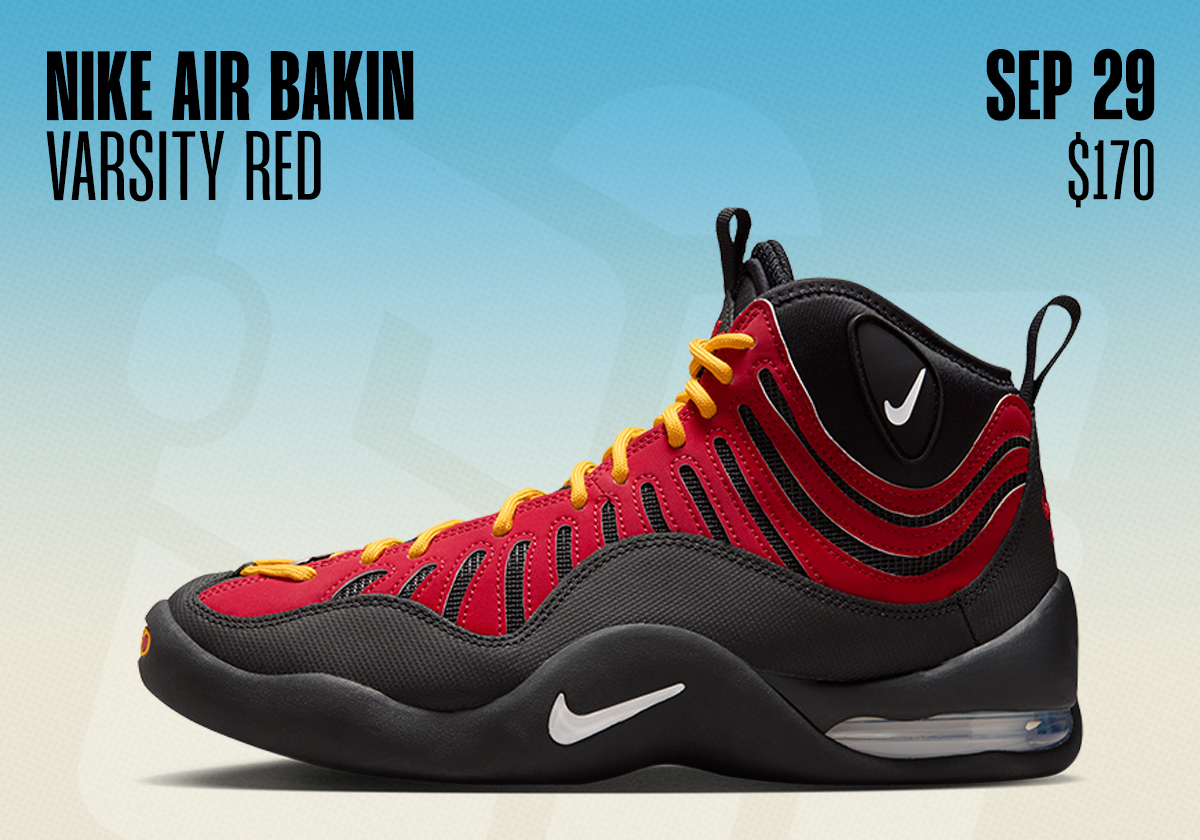 Sneaker Releases September 27 October 3 2026 Nike Air Bakin Varsity Red