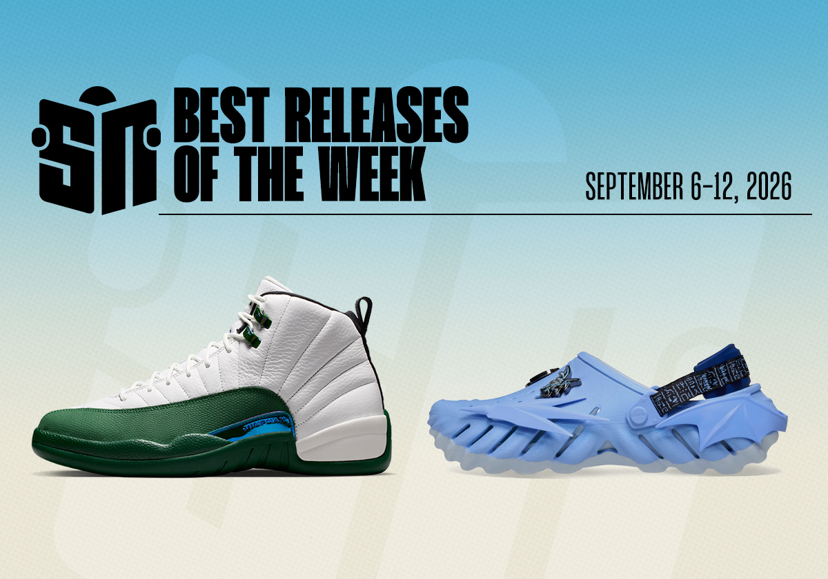 Jordan 12 "Bucks," Yu-Gi-Oh Crocs, And This Week's Best Releases