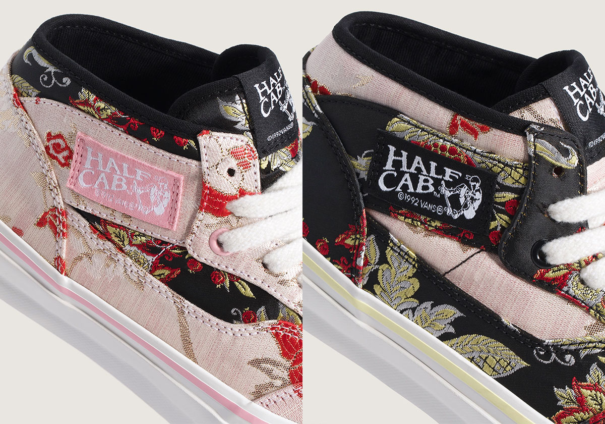Vans Mixes Up The Half Cab With Floral Tapestries And Vibram Soles