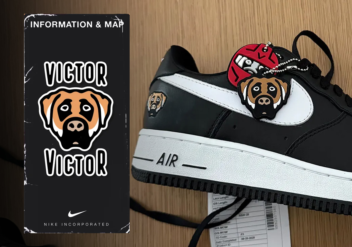 Victor Victor Nike Air Force 1 01 Black Release Date
