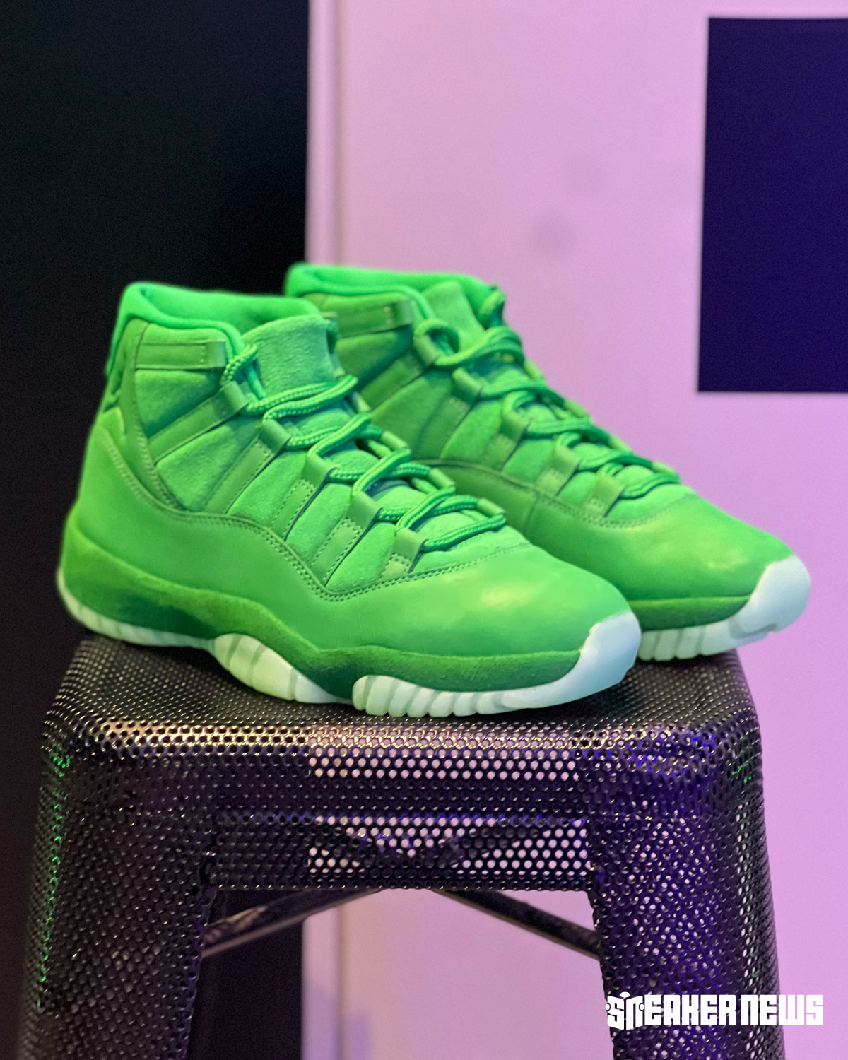 2026 Air Jordan 11 Space Jam Green Screen 2