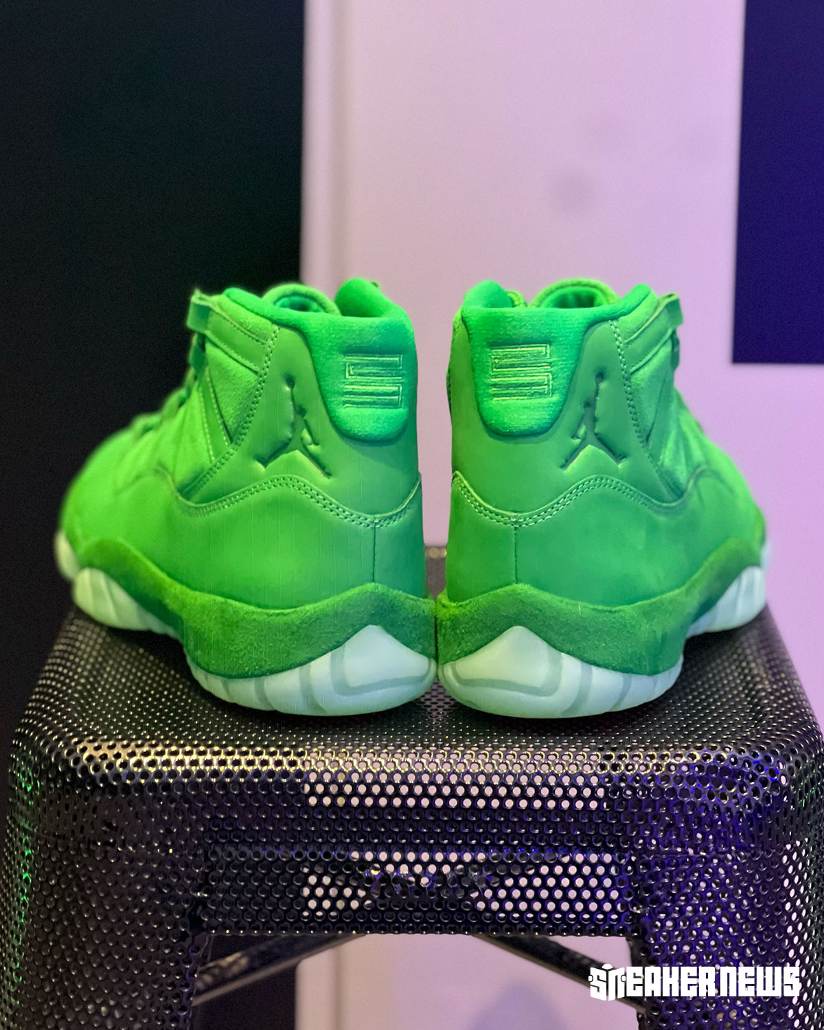 2026 Air Jordan 11 Space Jam Green Screen 4