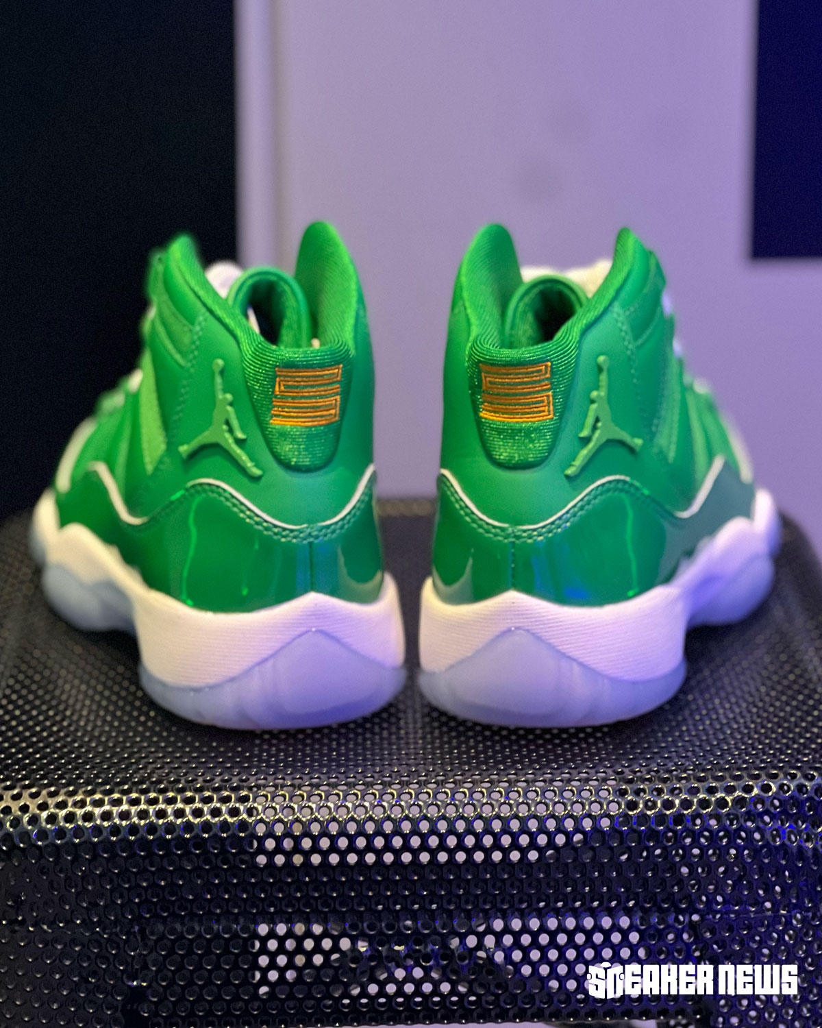 2026 Air Jordan 11 Space Jam Green Screen Gs Sample 5