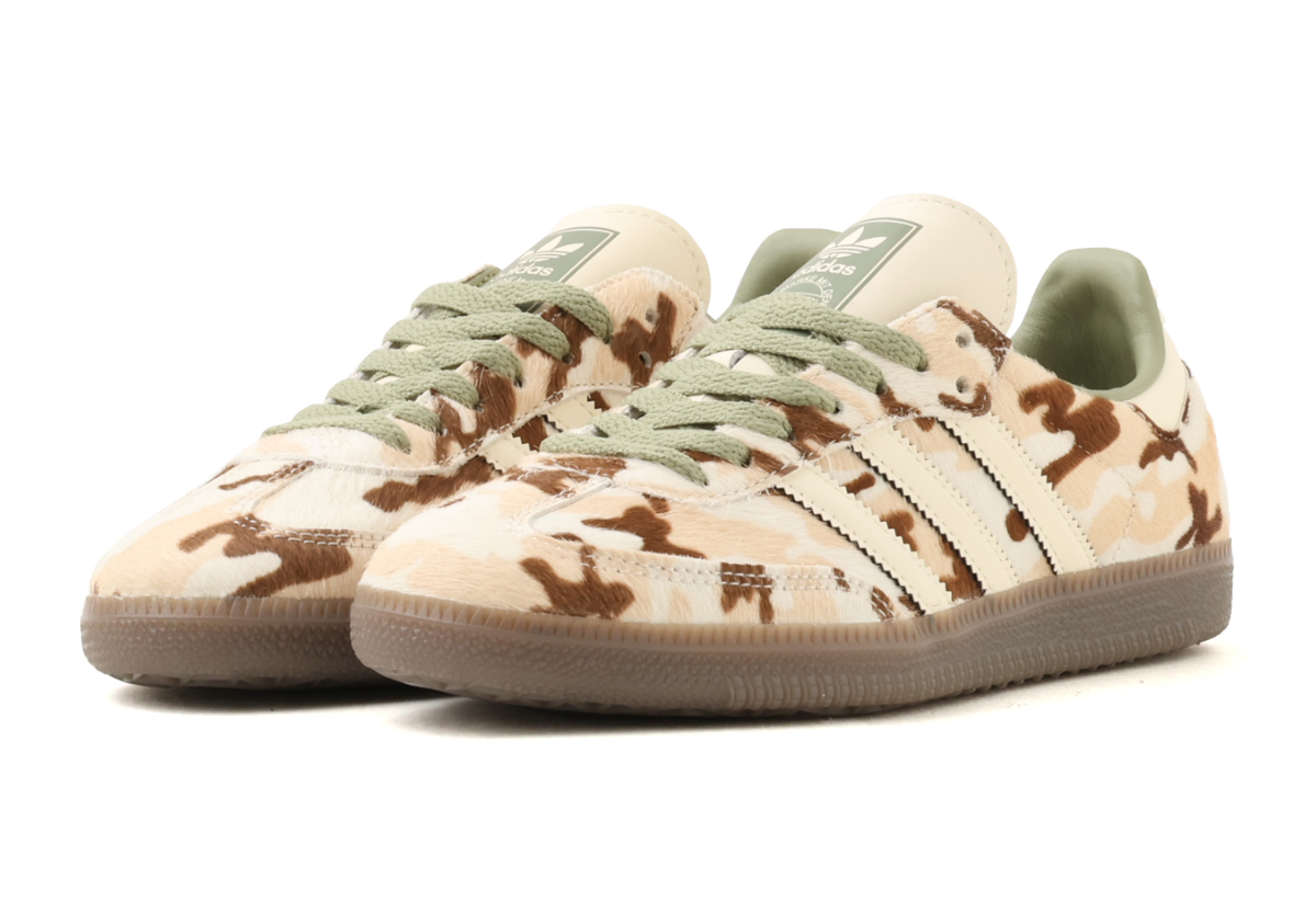 Camouflage Cow Prints Wrap The adidas Samba