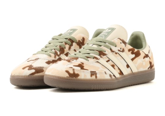 Camouflage Cow Prints Wrap The adidas Samba
