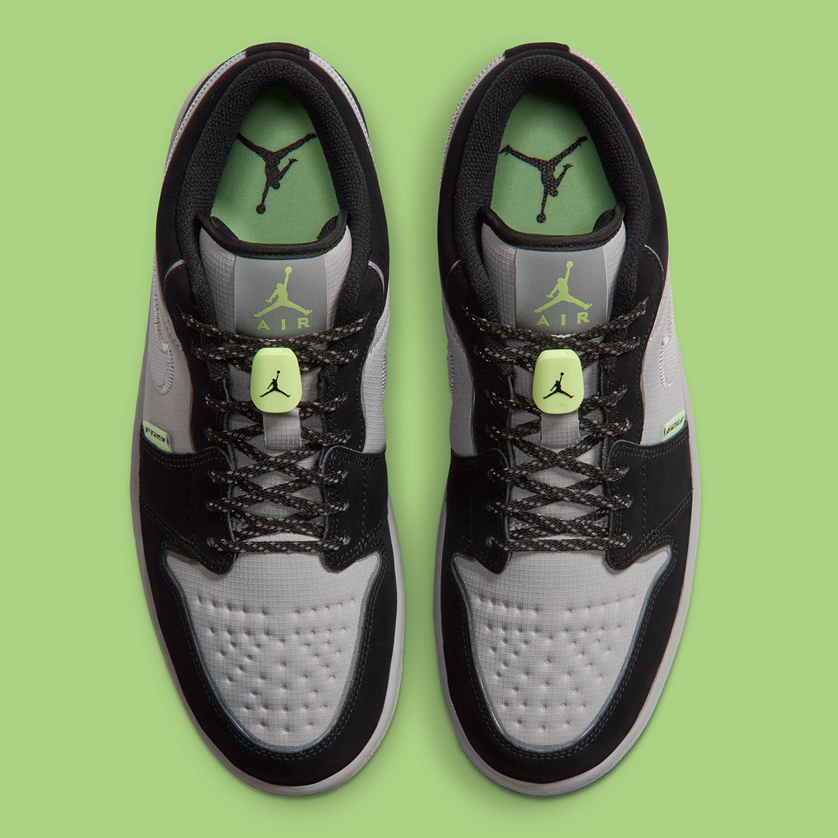 Air Jordan 1 Low Light Smoke Grey Black Reflect Silver Barely Volt Ir2049 001 5