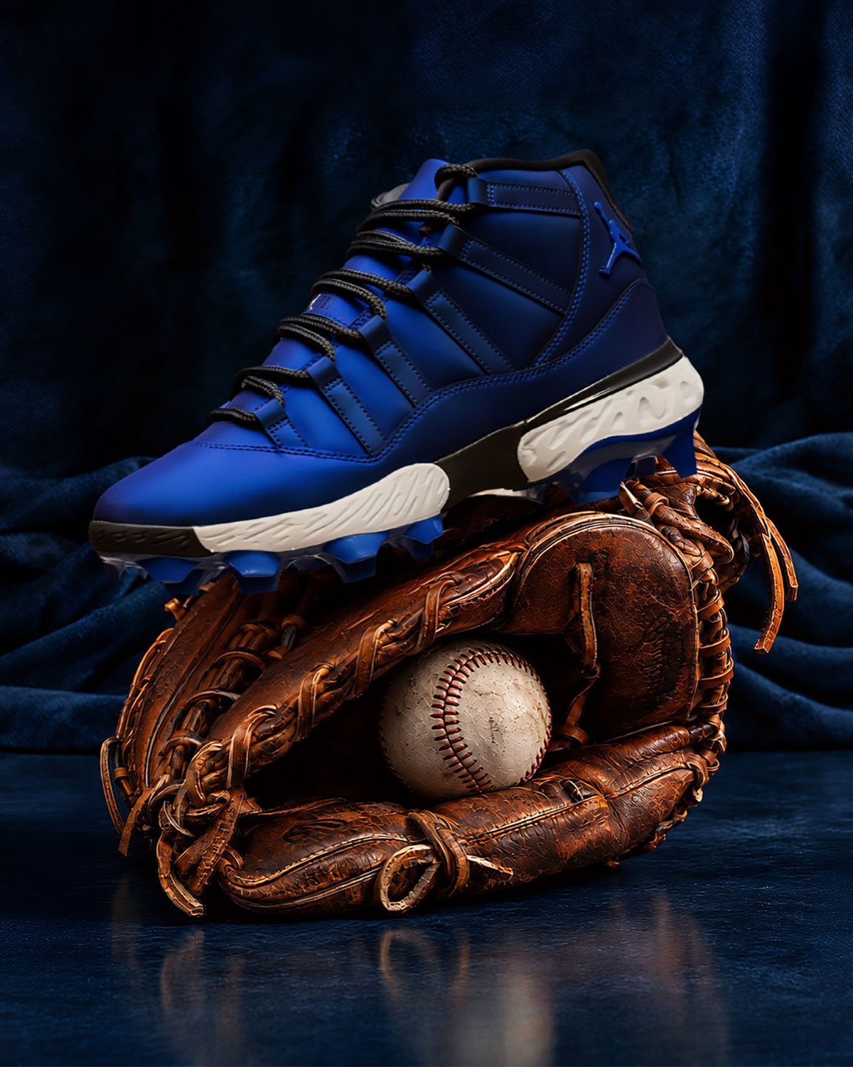 Air Jordan 11 Space Jam Baseball Cleats Pe Chen Jiexian 7