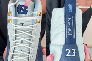 The UNC Tar Heels Get A Denim Air Jordan 12 PE