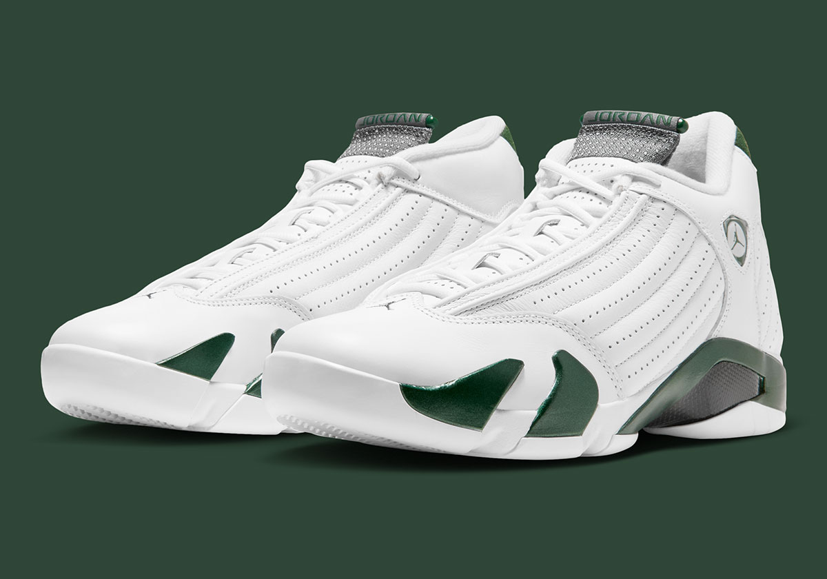Air Jordan 14 Forest Green 487471 300 Release Date 6