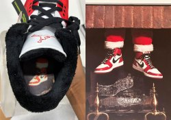 This Air Jordan 3 Is Inspired By A Vintage Santa Claus Poster