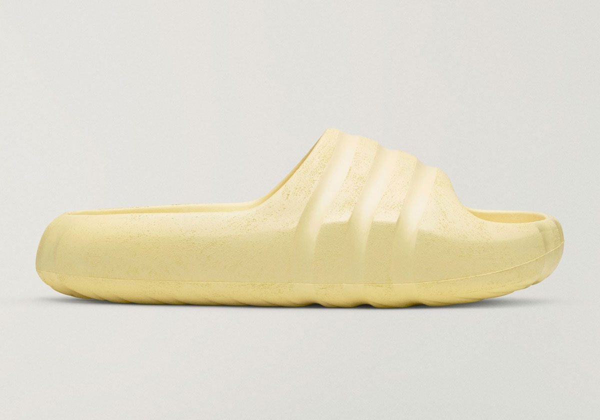Bad Bunny Adidas Badbo Stone Slides Yellow Lb7191 1