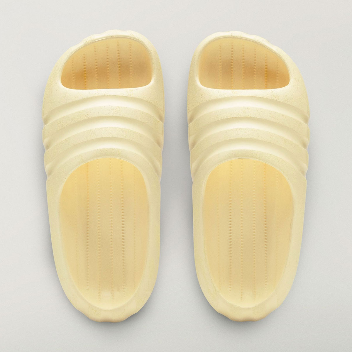 Bad Bunny Adidas Badbo Stone Slides Yellow Lb7191 2