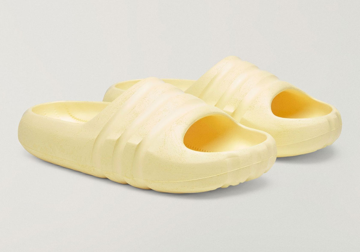 Bad Bunny Adidas Badbo Stone Slides Yellow Lb7191 5
