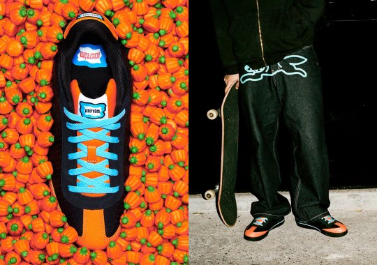 BBC Ice Cream And Ready The Reebok Board Flip "Pumpkin”   For Hallowen