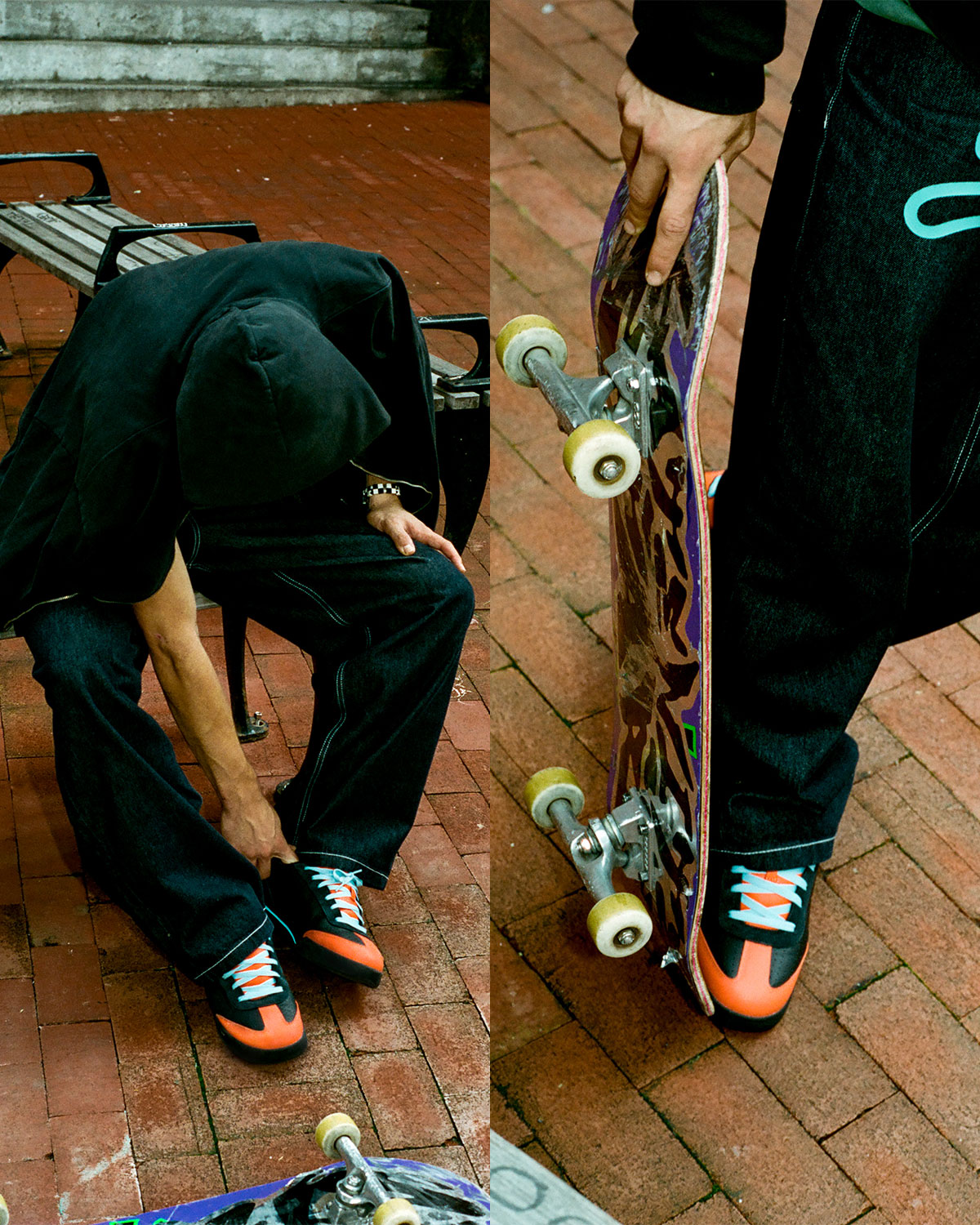 Bbc Ice Cream Reebok Board Flip Pumpkin 100265460 3
