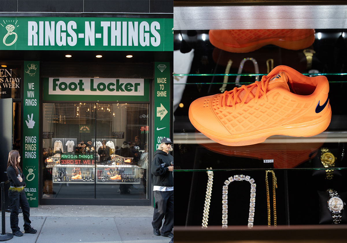 Foot Locker Celebrates The Knicks With A "Rings-N-Things" Pop-Up