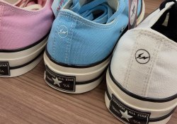 Hiroshi Fujiwara’s Fragment Design Stamps Itself On A Converse Chuck Taylor Trio