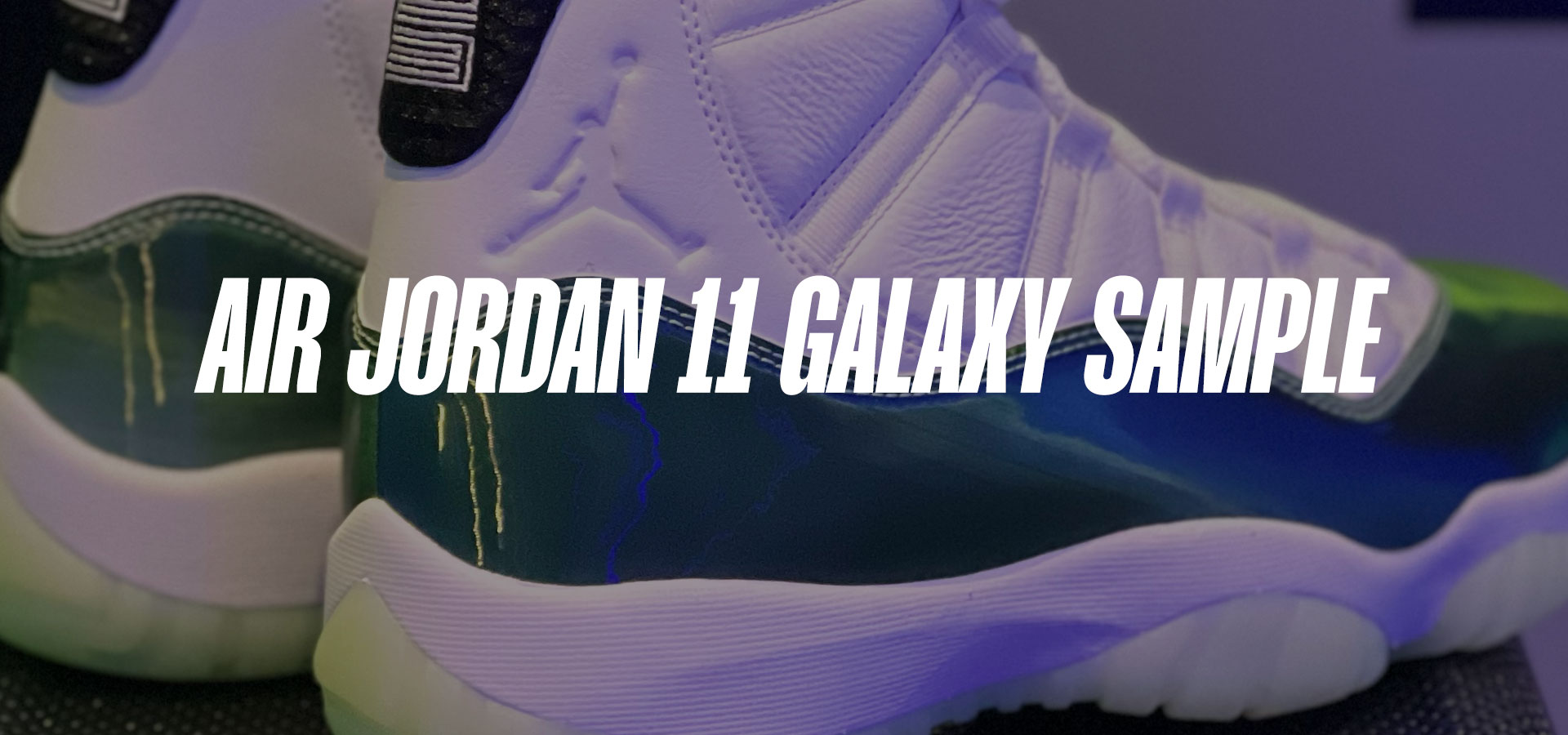 Jordan 11 Galaxy Sample Banner