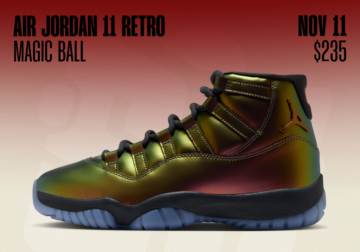 Jordan Release Dates November 2026 Air Jordan 11 Magic Ball