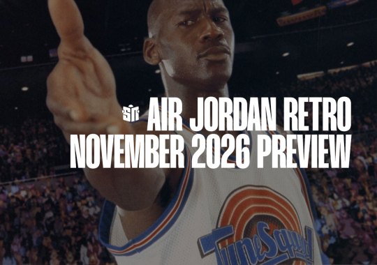 Bred Jordan 4s, Space Jam Jordans, And More Releasing November 2026