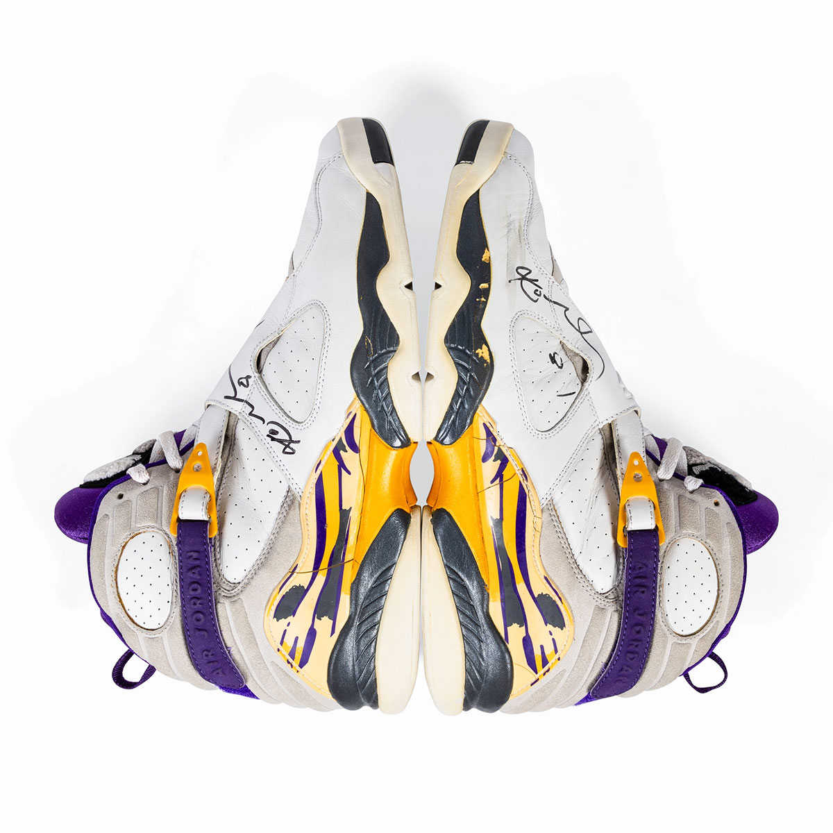 Kobe Bryant Air Jordan 8 Game Worn Autographed Pe 10