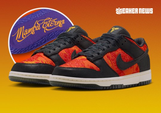 Nike Brings The Kobe "Mamba Eterno" Colorway To The Dunk Low