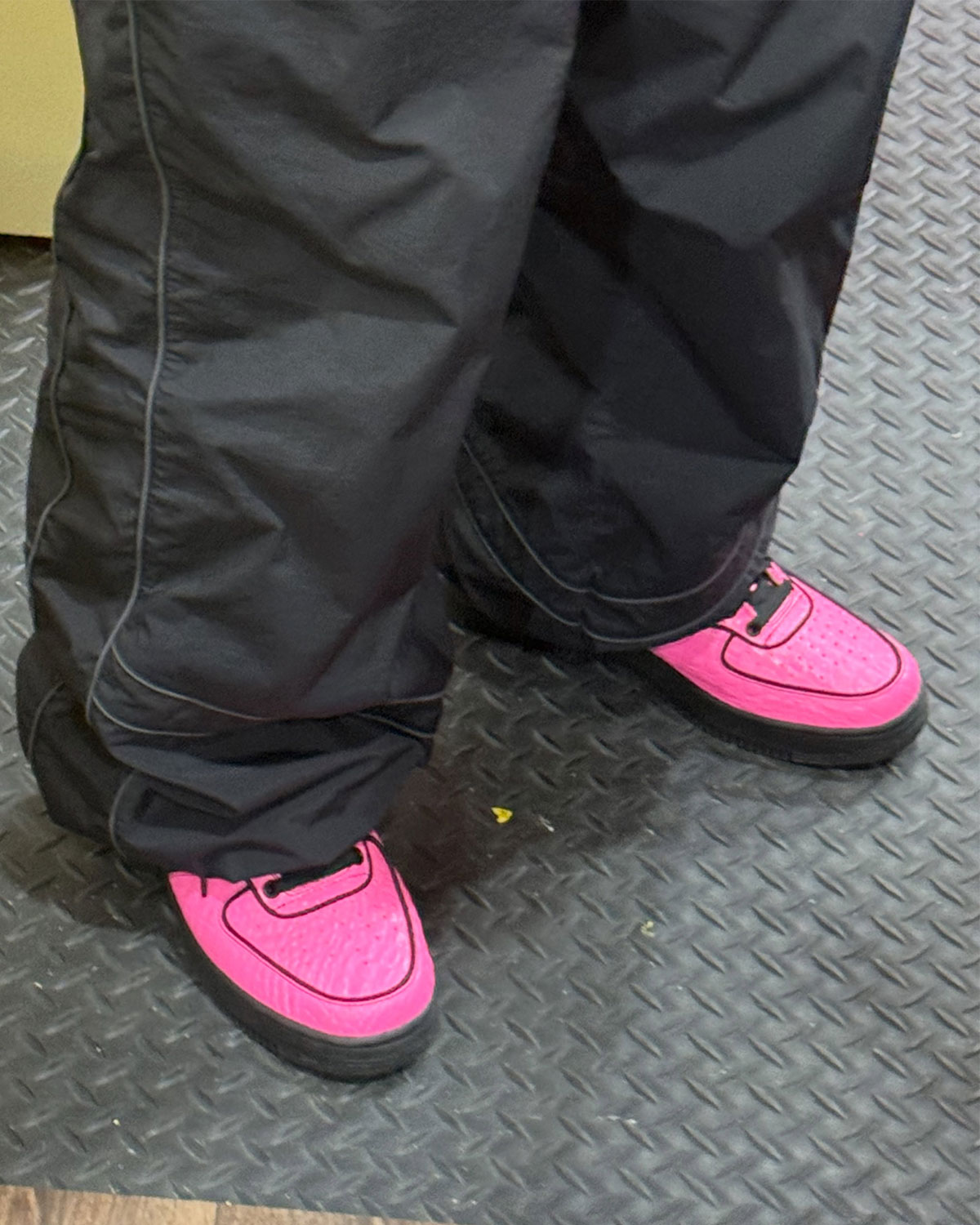 Lil Yachty Nike Air Force 1 Mid Pink Black 3
