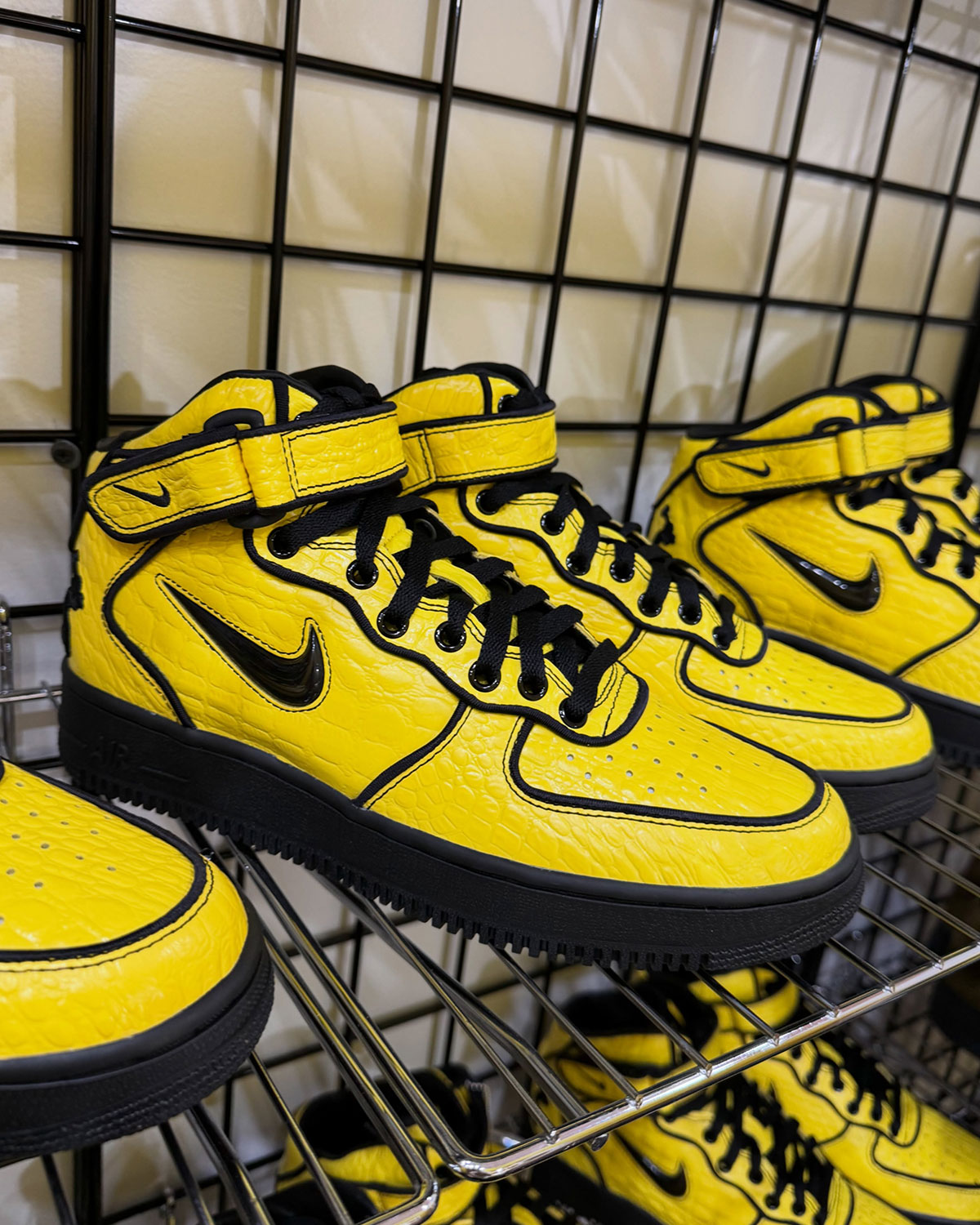 Lil Yachty Nike Air Force 1 Mid Yellow Black 3