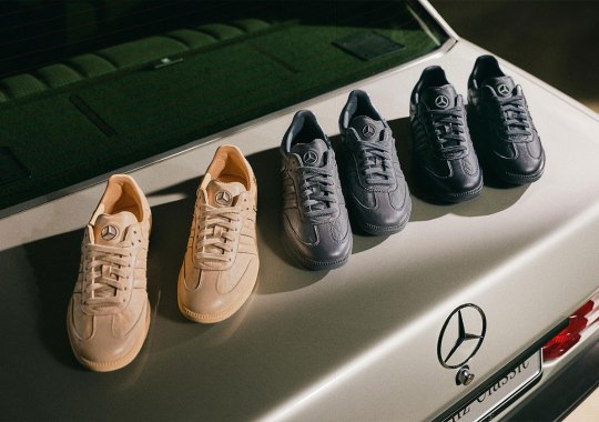 Mercedes-Benz Goes Full Luxury With Monochrome adidas Sambas