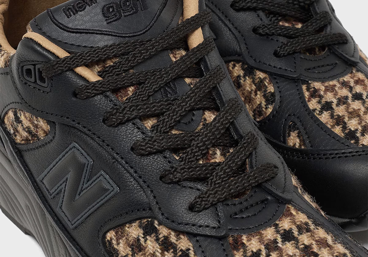 Wooly Houndstooth Fabric Returns On The New Balance 991