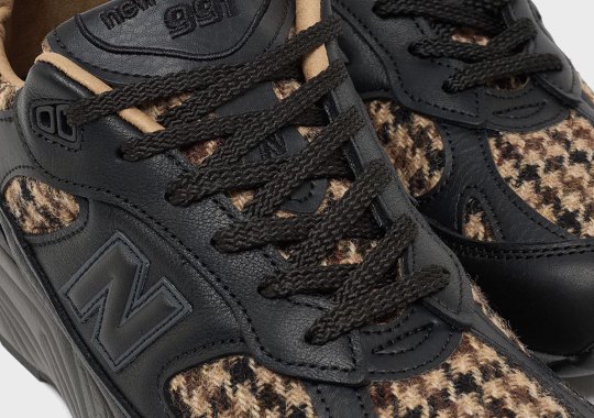 Wooly Houndstooth Fabric Returns On The New Balance 991
