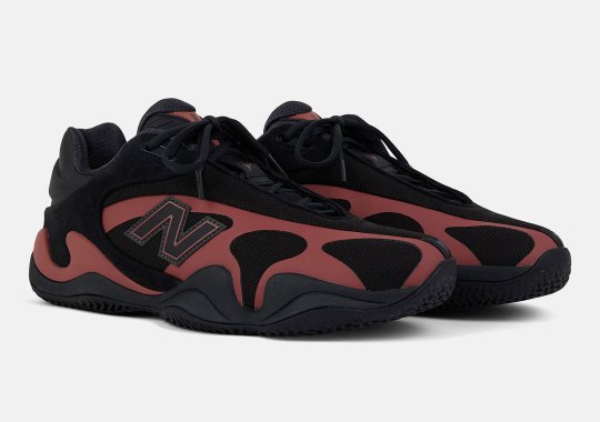 The New Balance Maxey v1 Trots Out A 76ers-Friendly “Red Rock” Colorway