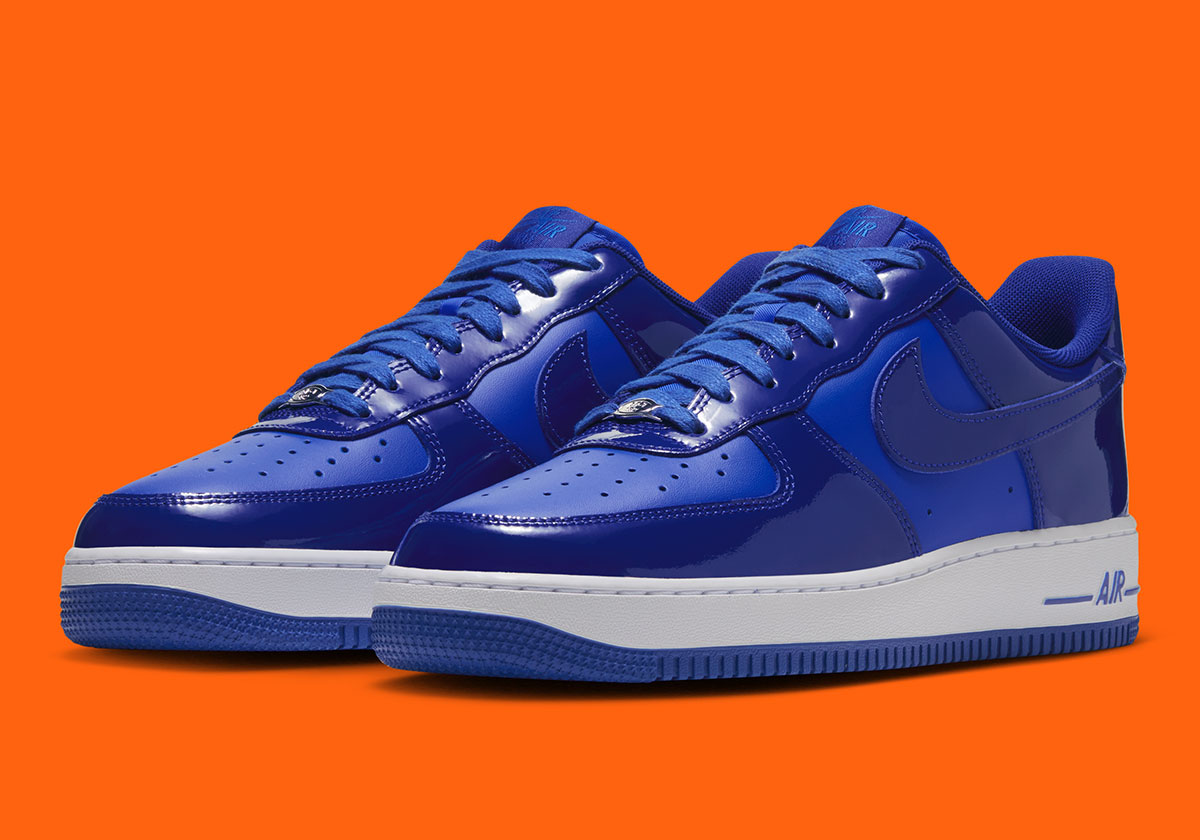 Nike Air Force 1 Low Deep Royal Blue Patent Leather Ja3766 400 7
