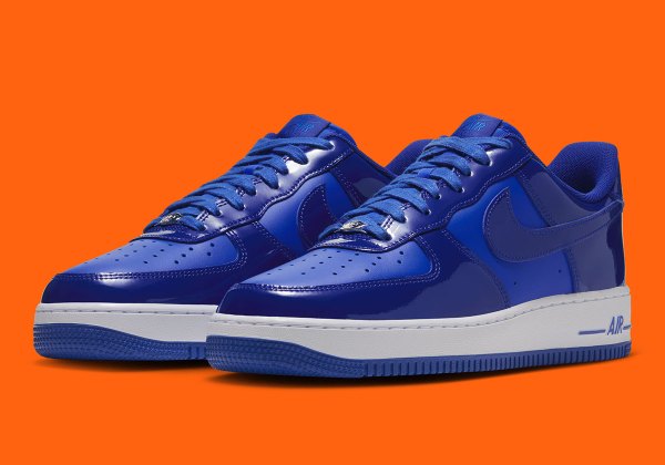 Nike Air Force 1 Low Deep Royal Blue Patent | SneakerNews.com