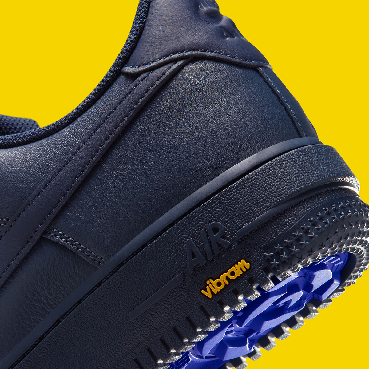 Nike Air Force 1 Low Gore Tex Vibram Thunder Blue Speed Yellow Obsidian Hv5953 400 10