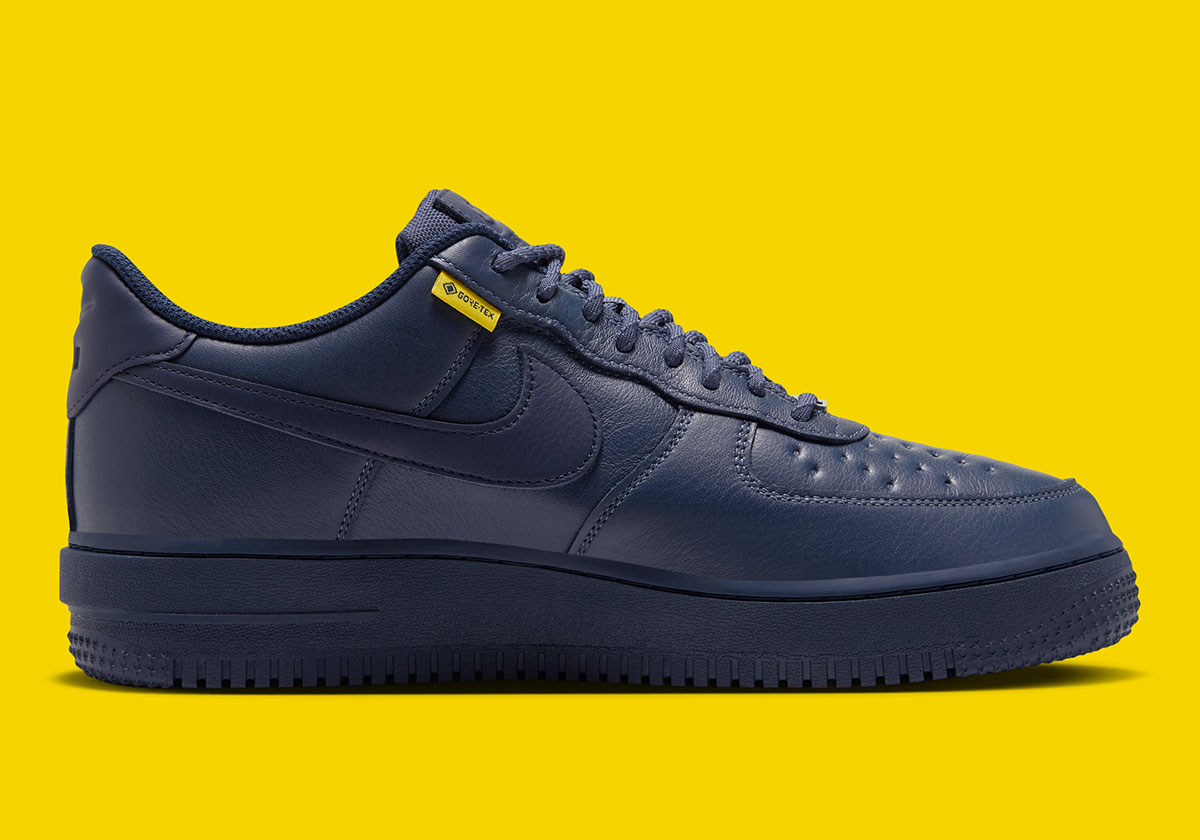 Nike Air Force 1 Low Gore Tex Vibram Thunder Blue Speed Yellow Obsidian Hv5953 400 5
