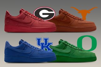 Kentucky, Oregon, Texas, and Georgia Line Up On The Nike Air Force 1 “NCAA” Pack